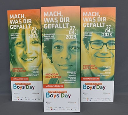 Boys'Day-Plakat 2024 - erhältlich Ende September 2023
