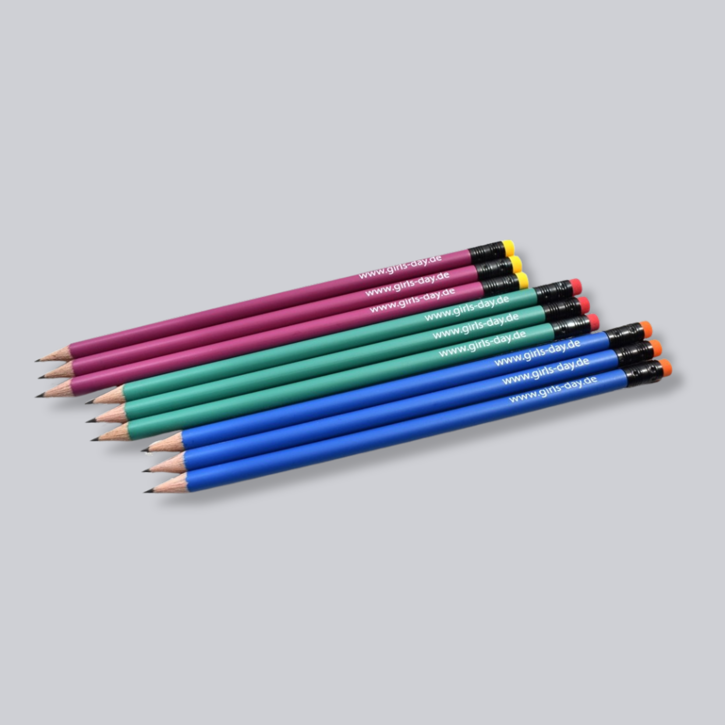 Girls'Day-Bleistift | 10 Stück, blau Girls'Day-Bleistift | 10 Stück, blau