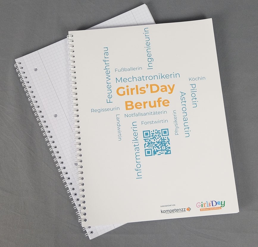 Girls'Day-Collegeblöcke | 50 Stück  | Girls'Day-Berufe