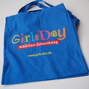 Girls'Day-Tasche | 10 Stück, blau