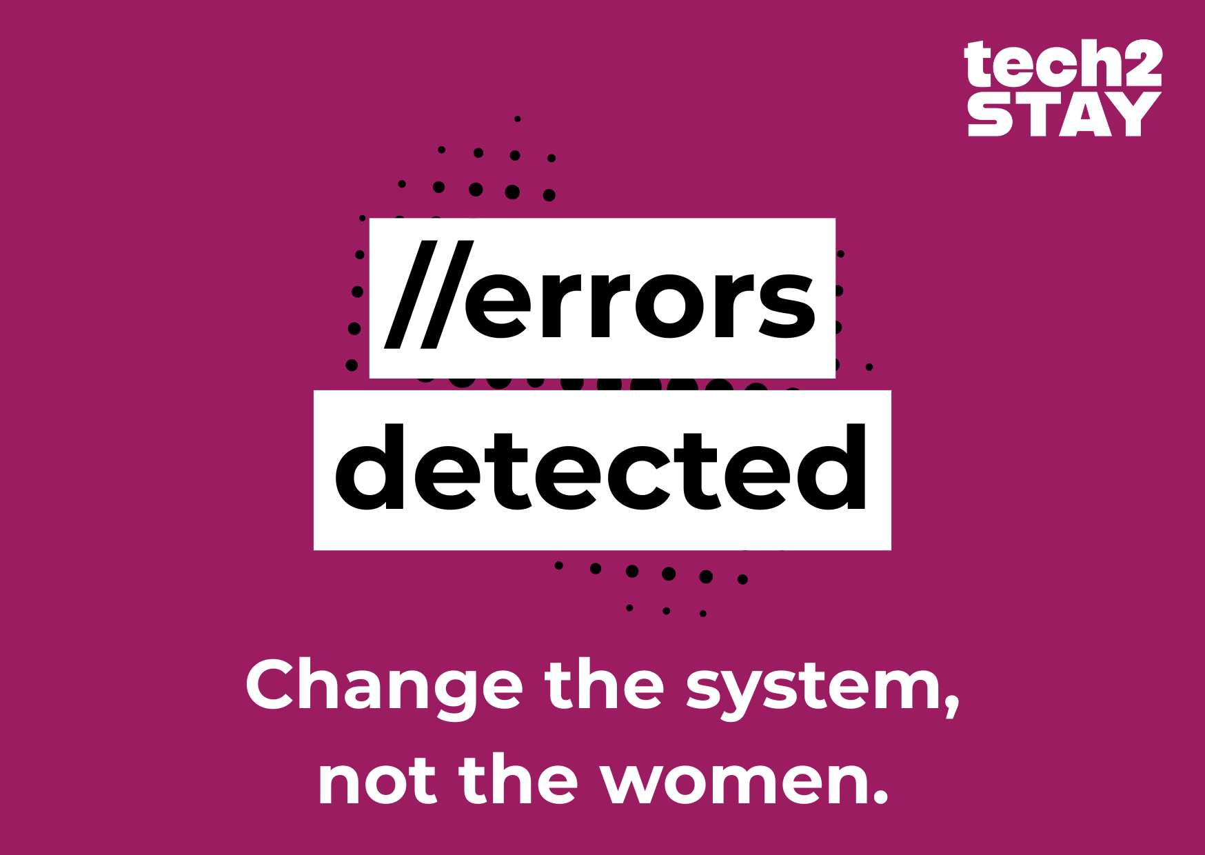 Postkarte "Errors detected" 