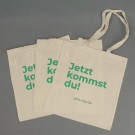 Girls'Day-Tasche | 10 Stück, naturweiß mit Schriftzug