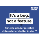 Postkarte "It’s a bug, not a feature"