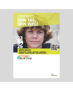 Boys'Day-Plakat 2026 | A3 beschreibbar