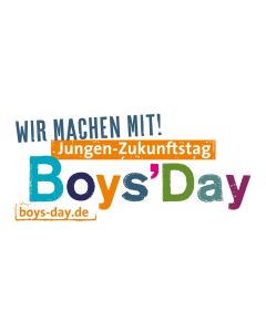 "Boys’Day – Wir machen mit!"-Banner