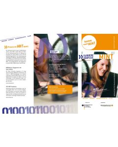 Komm, mach MINT.  |  Studentinnen-Flyer